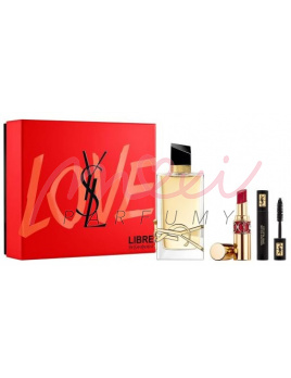 Yves Saint Laurent Libre Set: Parfumovaná voda 90ml + Rtěnka 3,2g + Řasenka 2ml