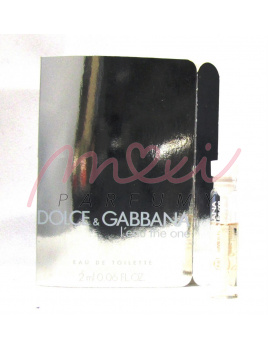 Dolce & Gabbana L´Eau The One, Vzorek vůně