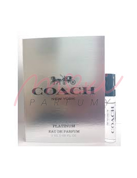 Coach Platinum, Vzorek vůně