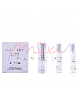 Chanel Allure Sport Cologne, Toaletna voda 3x20ml - Twist and Spray
