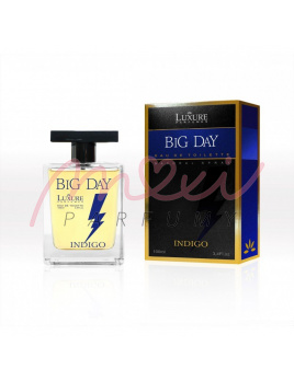 Luxure Big Day Indigo, Toaletní voda 55ml - Tester (Alternatíva vône Carolina Herrera Bad Boy Cobalt)