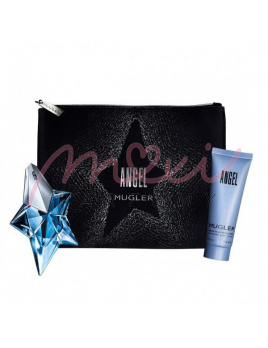 Thierry Mugler Angel SET: Parfumovaná voda 25ml + Tělové mléko 50ml + Kozmetická taška