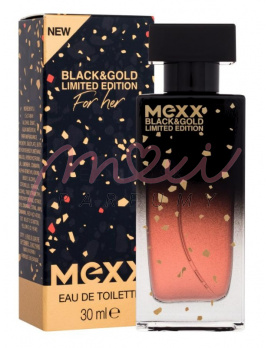 Mexx Black & Gold Limited Edition For Her, Toaletní voda 30ml