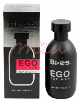 Bi-es Ego for Man Black Edition, Toaletní voda 100ml, (Alternativa parfemu Hugo Boss Hugo Just Different)
