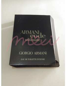 Giorgio Armani Code Ultimate, Vzorek vůně - Intense