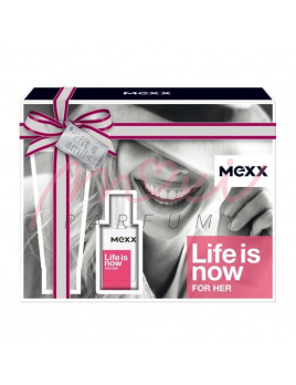 Mexx Life is Now for Her, edt 15 + 50ml telove Mléko