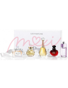 Christian Dior Mini set - 5x miniatúrka - Dolce Vita Edt 5ml + Miss Dior Edp 5ml + Jadore Edp 5ml + Hypnotic Poison Eau Sensuelle Edt 5ml + Dior Addict to life Edt 5ml