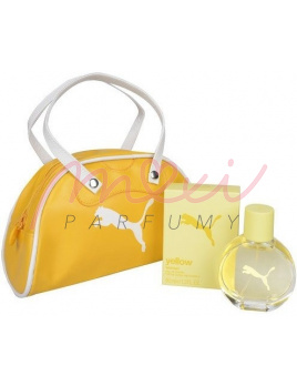 Puma Yellow For Women Toaletní voda 40 ml + kozmetická taška
