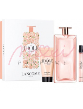 Lancôme Idole Le Parfum SET: Parfumovaná voda 100ml + Parfumovaná voda 10ml + Tělový krém 50ml