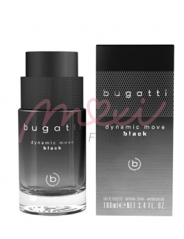 Bugatti Dynamic Move Black, Toaletní voda 100ml