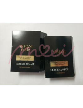 Giorgio Armani Code eau de Parfum, Vzorek vůně