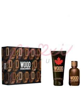 Dsquared2 Wood Pour Homme SET: Toaletní voda 100ml + Sprchovací gél 150ml