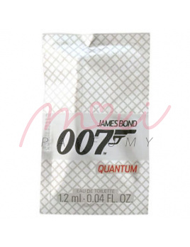 James Bond 007 Quantum, Vzorek vůně