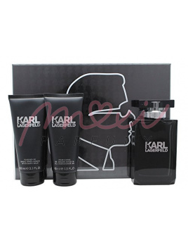 Lagerfeld Karl Lagerfeld for Him SET: Toaletní voda 100ml + Balzám po holení 100ml + Sprchovací gél 100ml