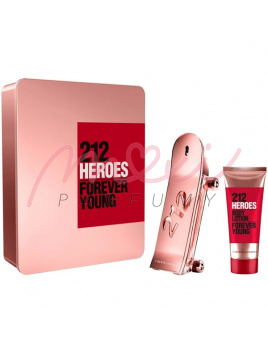 Carolina Herrera 212 Heroes Forever Young For Her SET: Parfumovaná voda 80ml + Tělové mléko 100ml