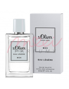 S.Oliver Black Label for Men eau Légere, Toaletní voda 30ml