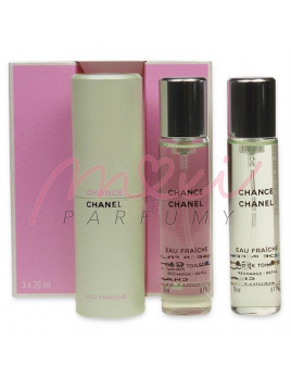 Chanel Chance Eau Fraiche, Toaletní voda 3x20ml Twist and Spray - s rozprašovačom