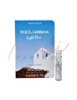 Dolce & Gabbana Light Blue Living Stromboli, Vzorek vůně