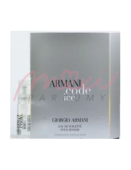 Giorgio Armani Code Ice, Vzorek vůně