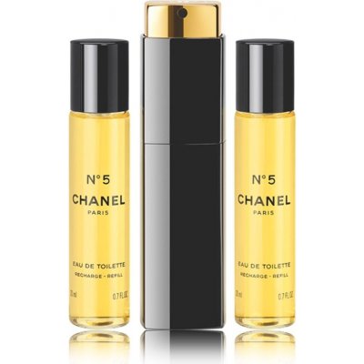 Chanel No.5, Toaletní voda 3x20ml - Twist and spray, Tester