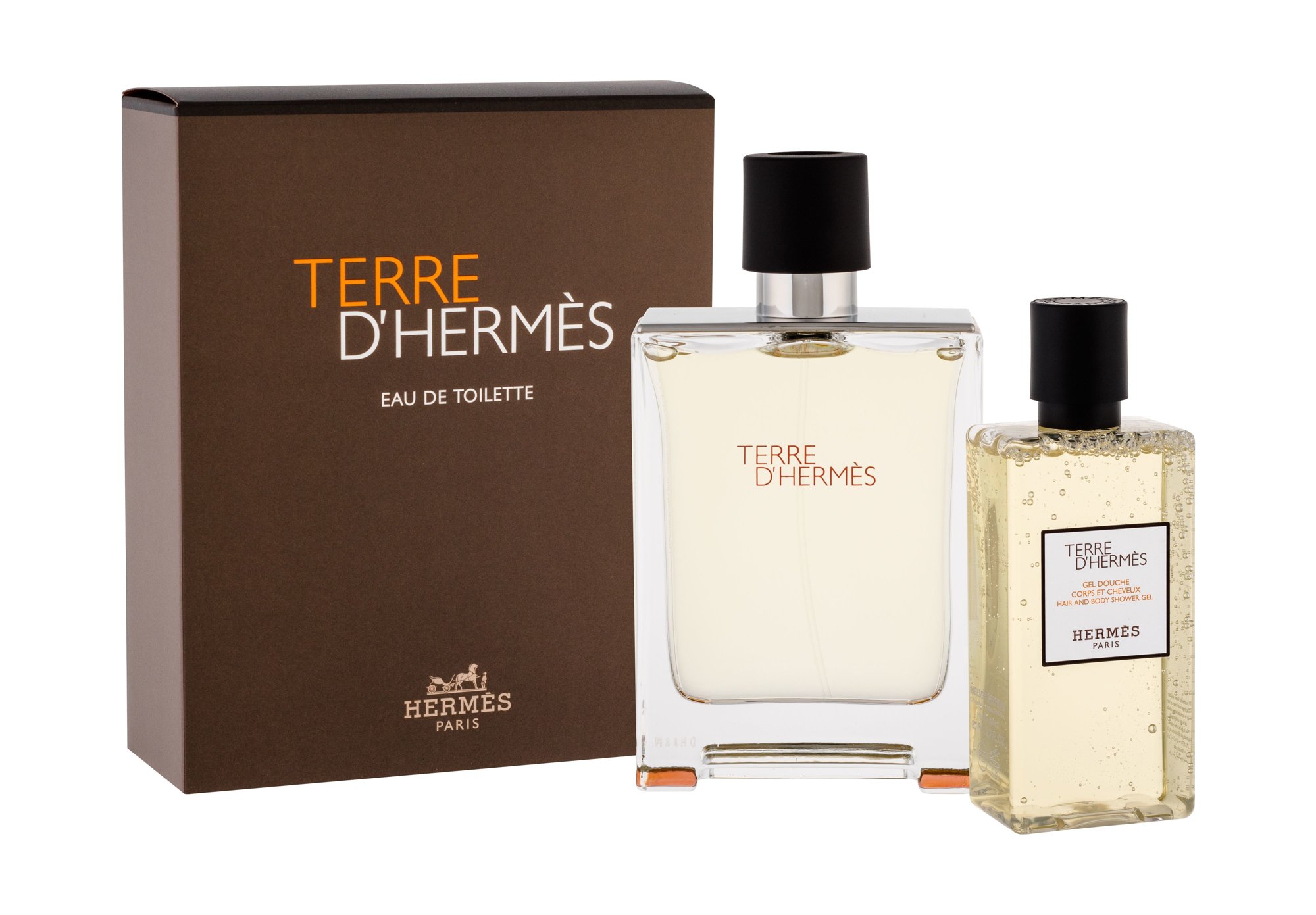Hermes Terre d´Hermes, Toaletní voda 100 ml + sprchovací gél 80 ml